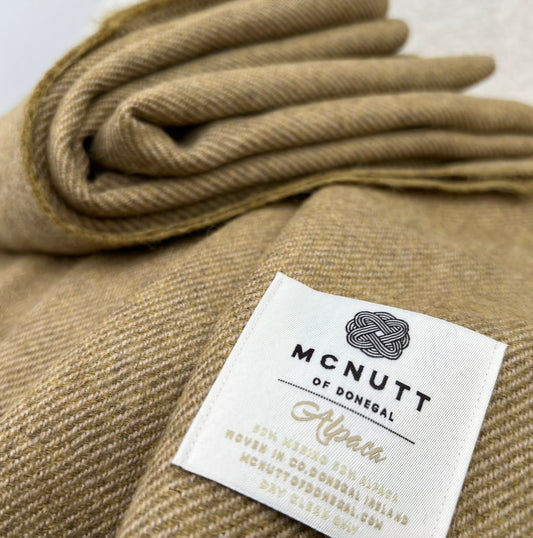 McNutt Alpaca Throw Olive