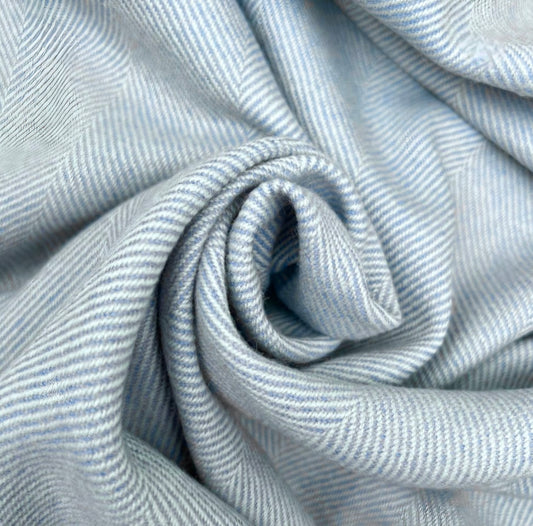 McNutt Supersoft Herringbone Throw Smoke