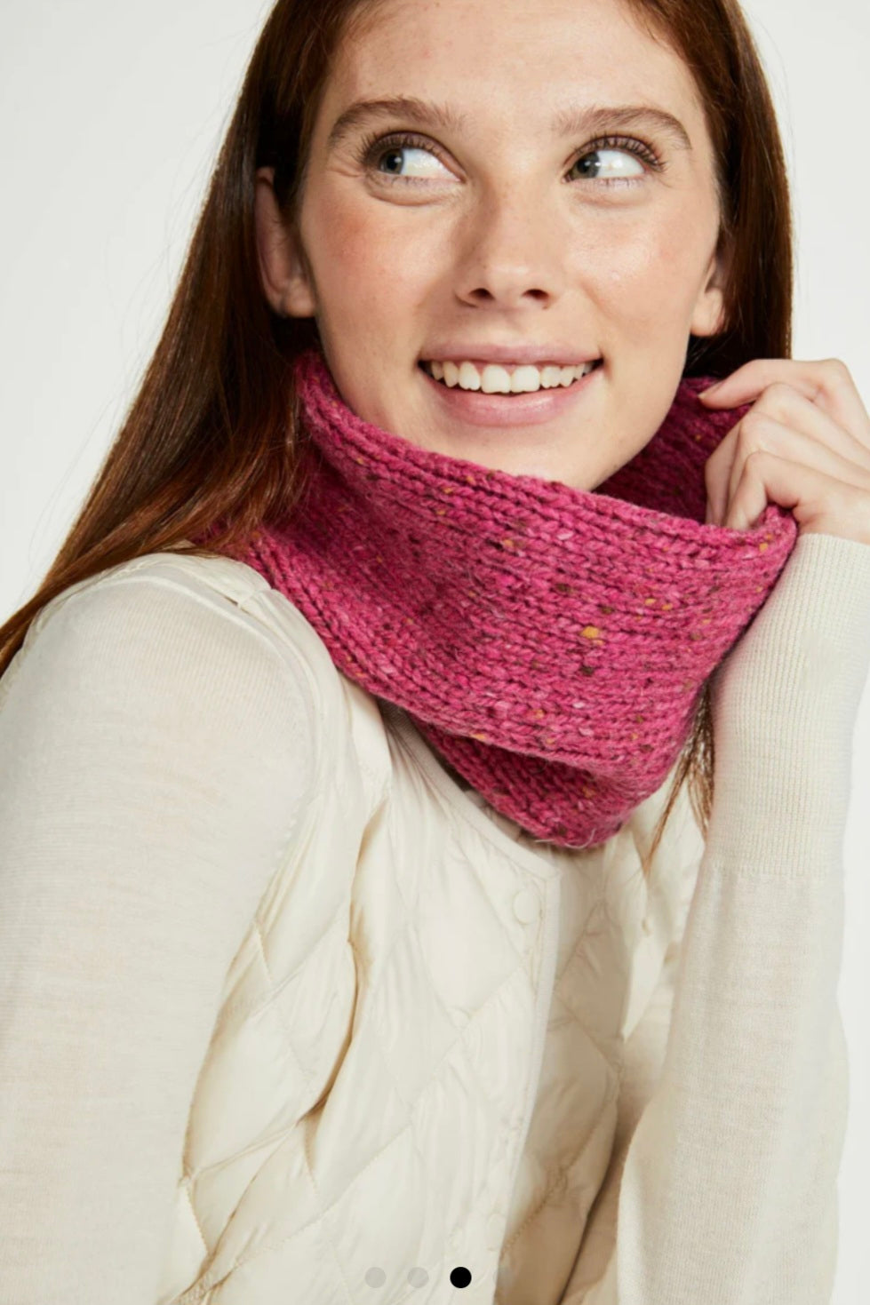 Aran Woollen Mills Nepped Snood