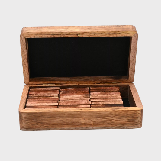 Wooden Dominoes Set