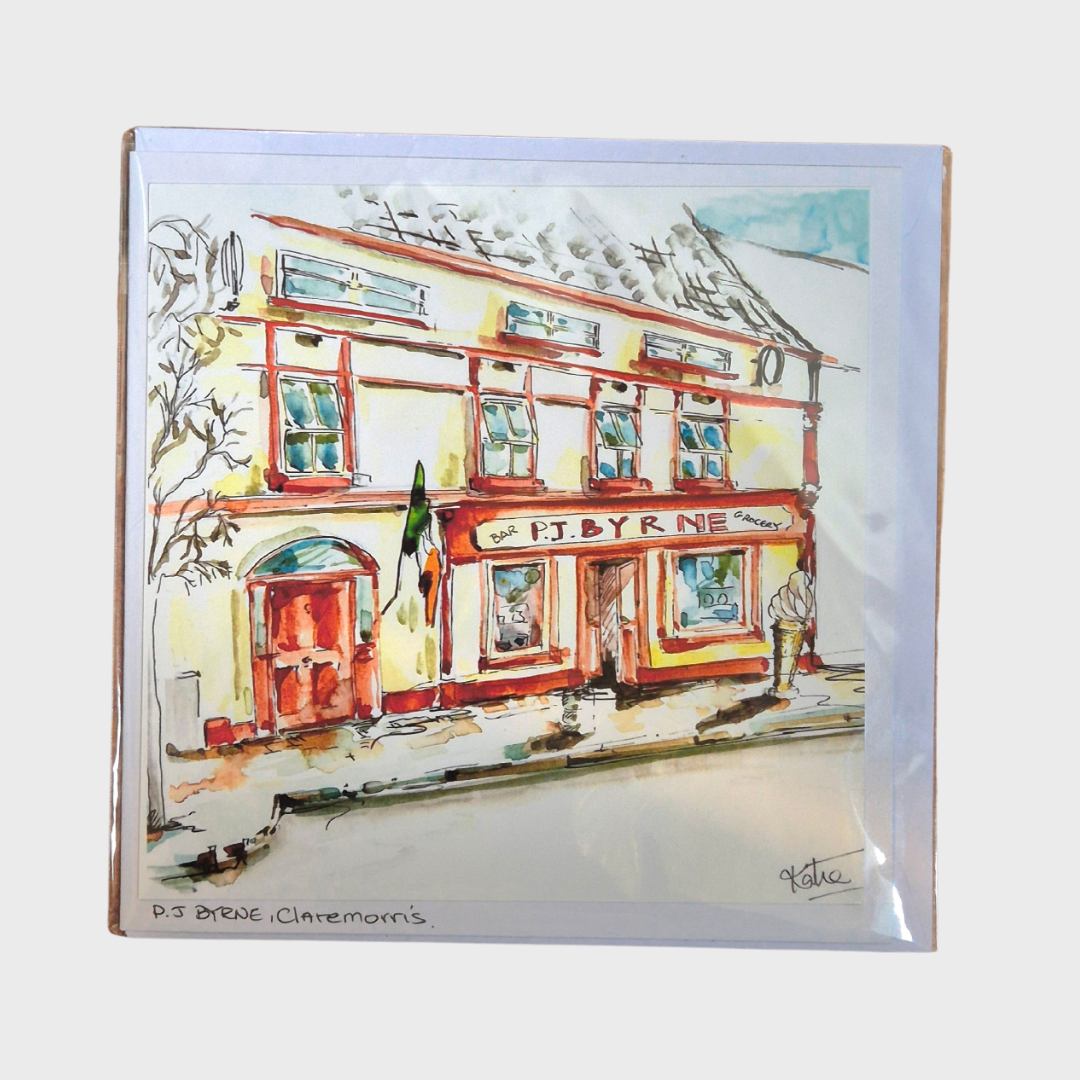 Birch Cottage P.J.Brynes Pub Card