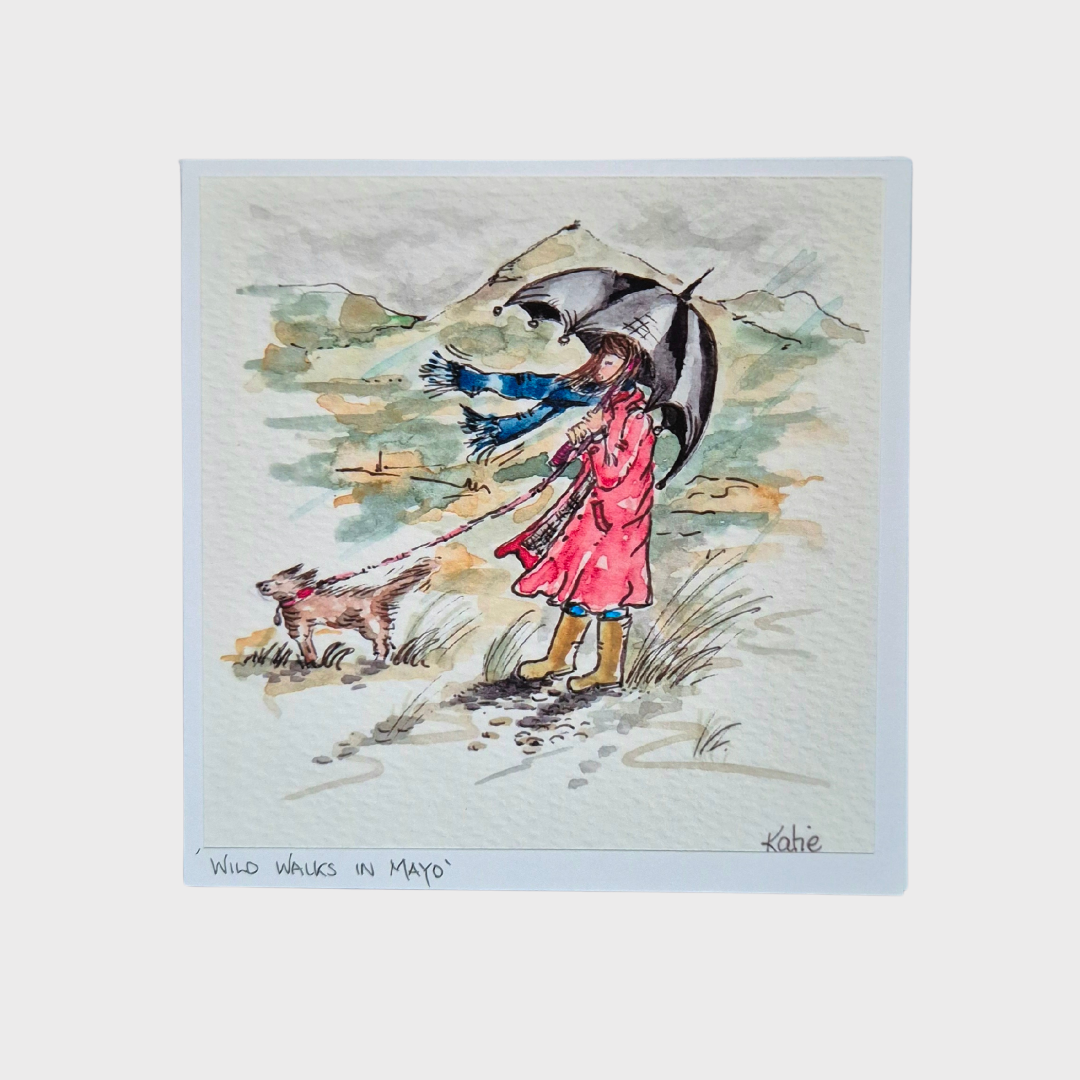 "Wild Walks in Mayo" Greeting Card