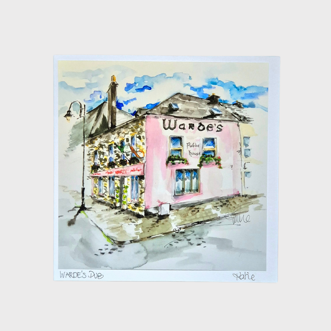 "Wardes Pub" Greeting Card