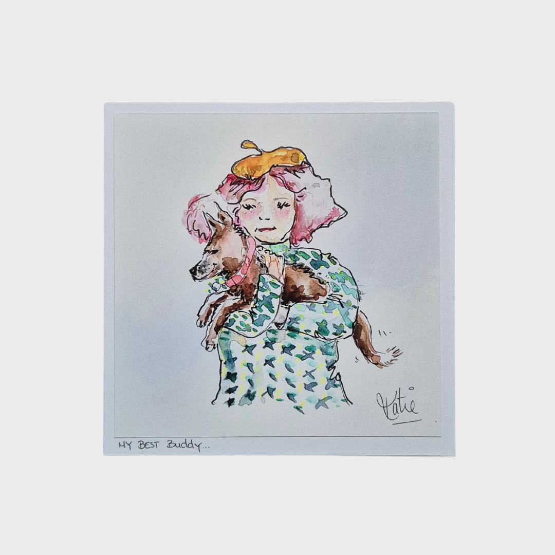 'My Best Buddy' Greeting Card