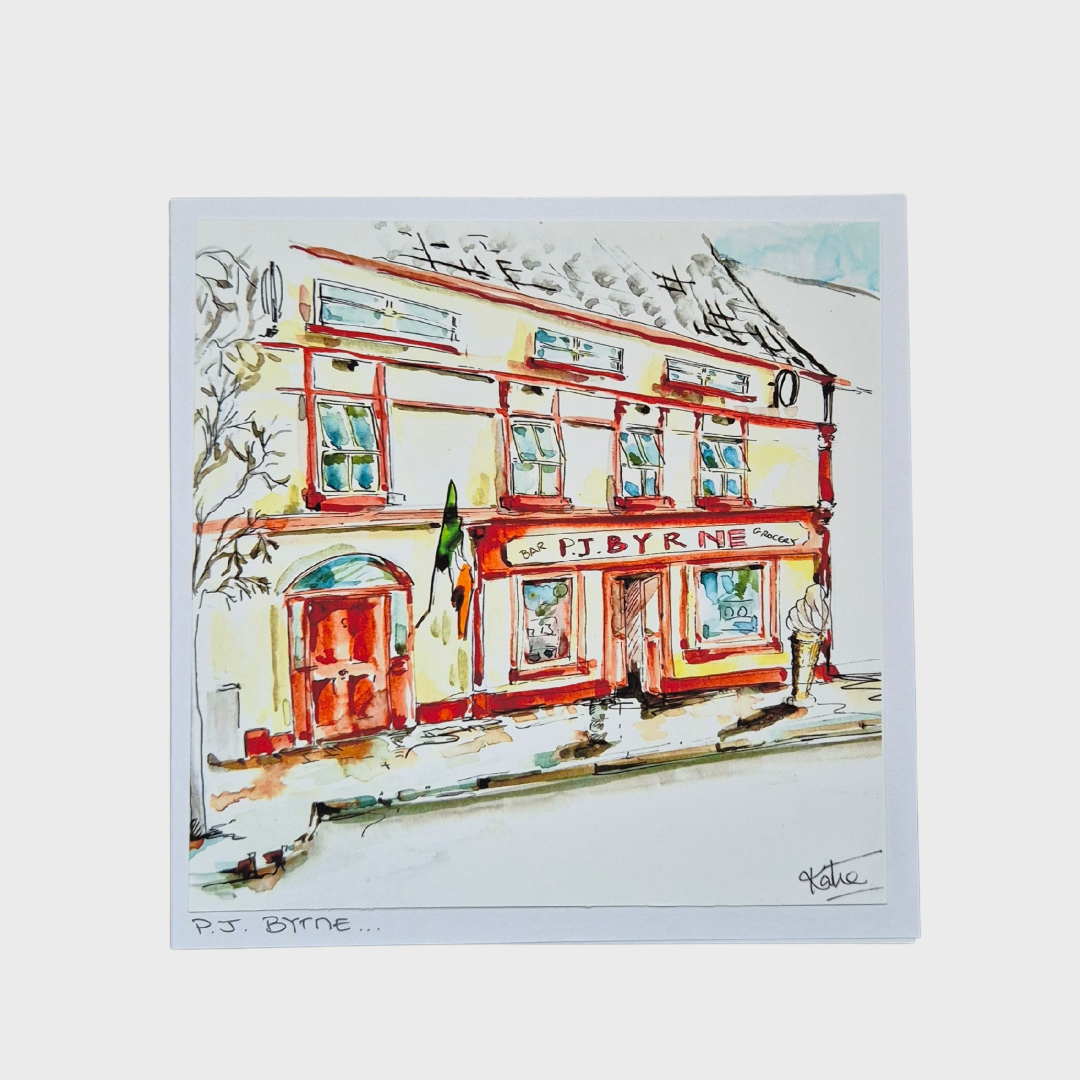 'P.J.Brynes' Pub Greeting Card
