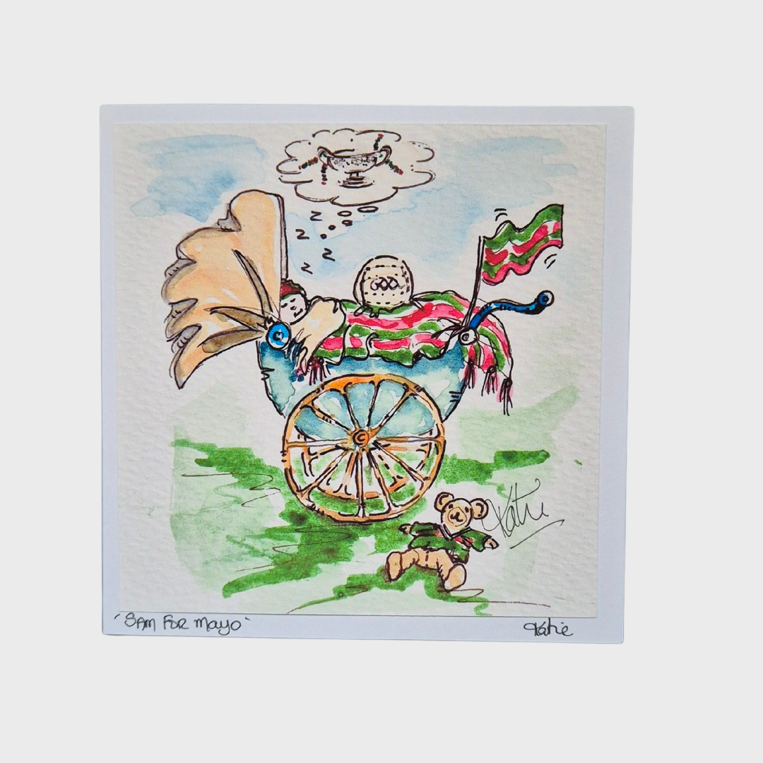 'Sam For Mayo' New Baby Greeting Card