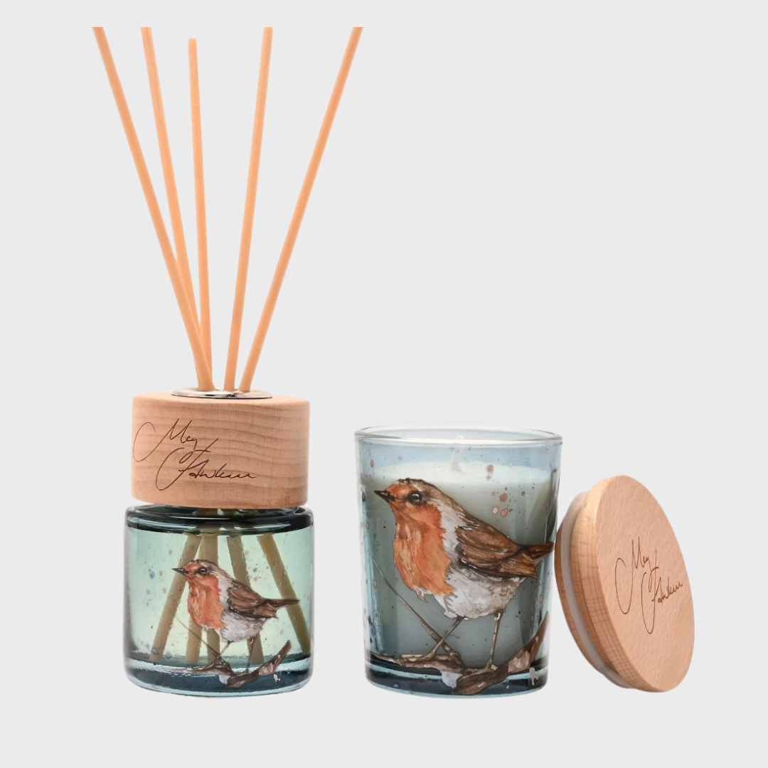 Meg Hawkins Robin Candle & Diffuser Set
