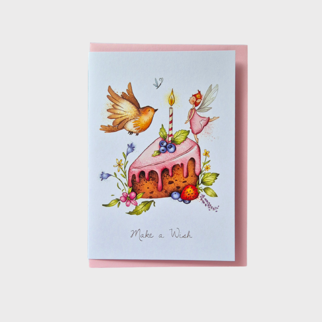 Make a Wish Birthday Greeting Card