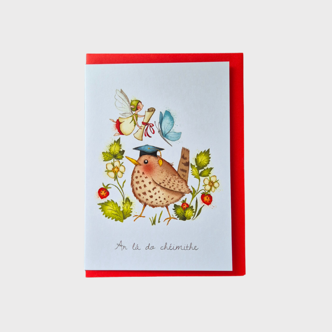 Graduation Flower Fairy Card