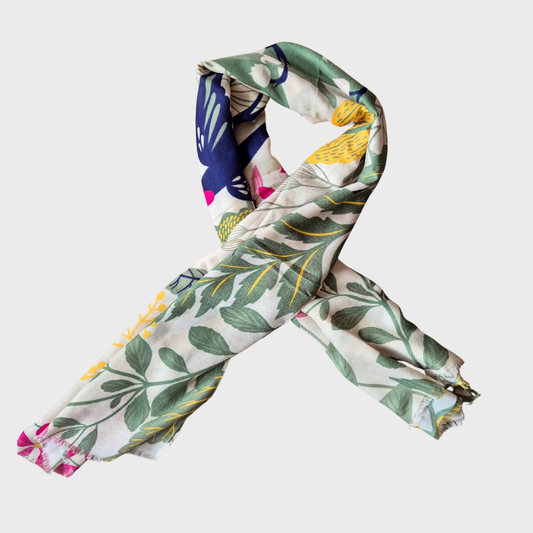 Powder Swooping Swallows Scarf