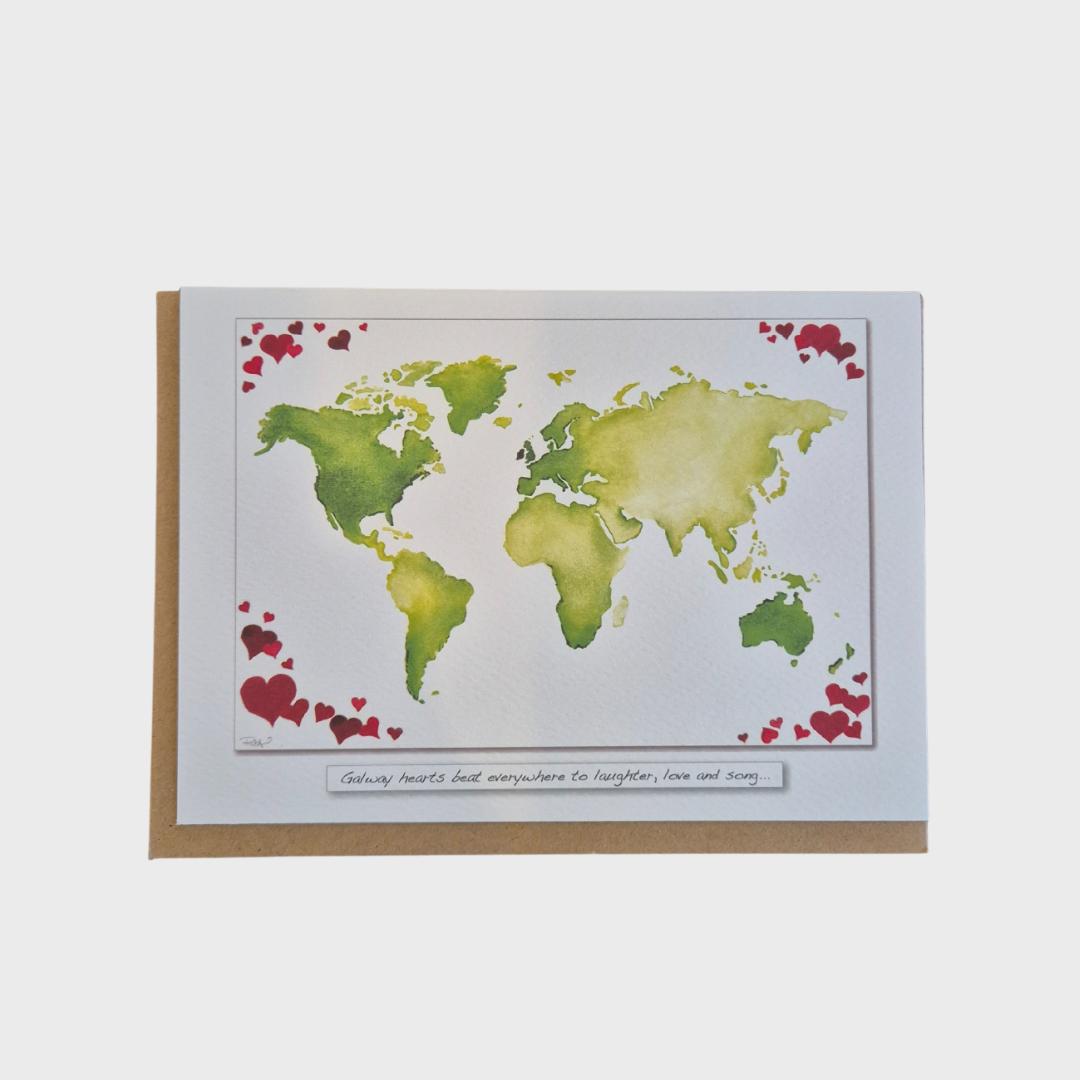 Galway Hearts Greeting Card