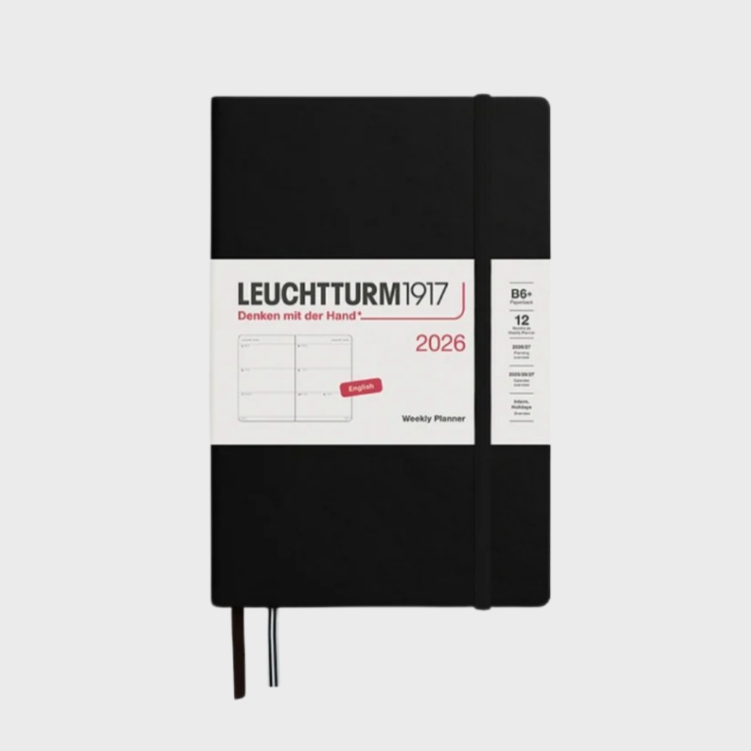 12-Month Weekly Planner B6+ : 2026