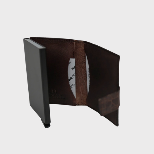 Bear Pip Leather Wallet