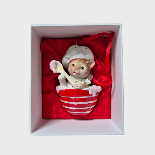 Cat Baking Hanging Decoration