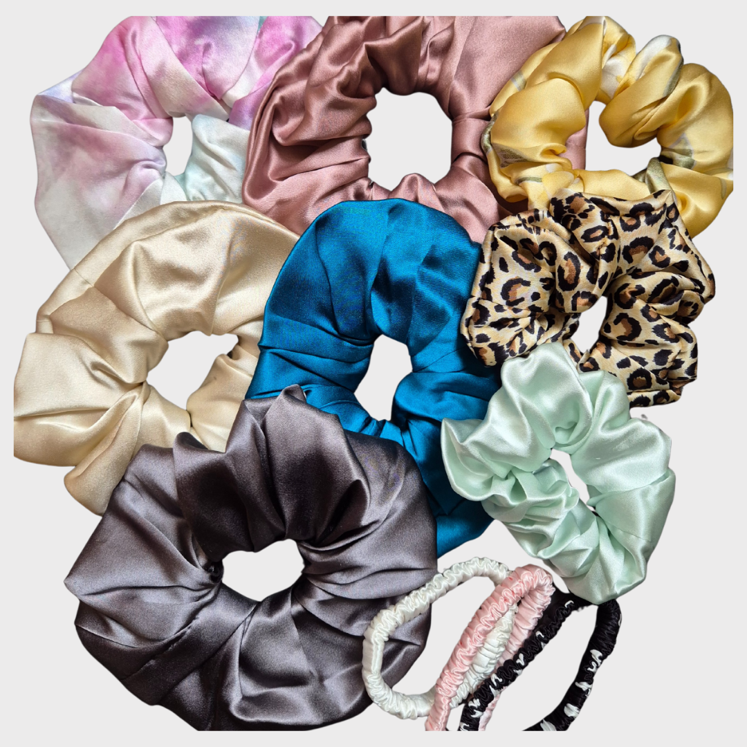 Mulberry Silk Hair Scrunchies