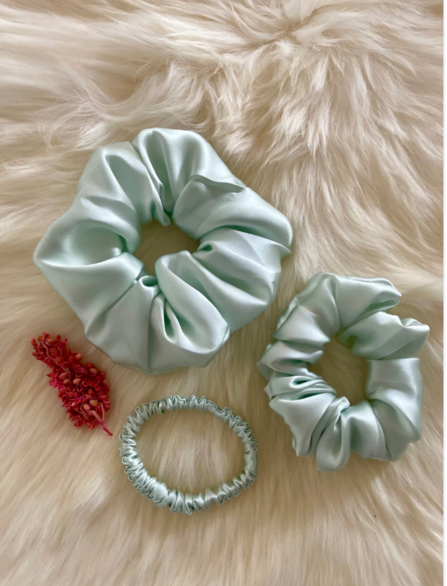 Mulberry Silk Hair Scrunchies