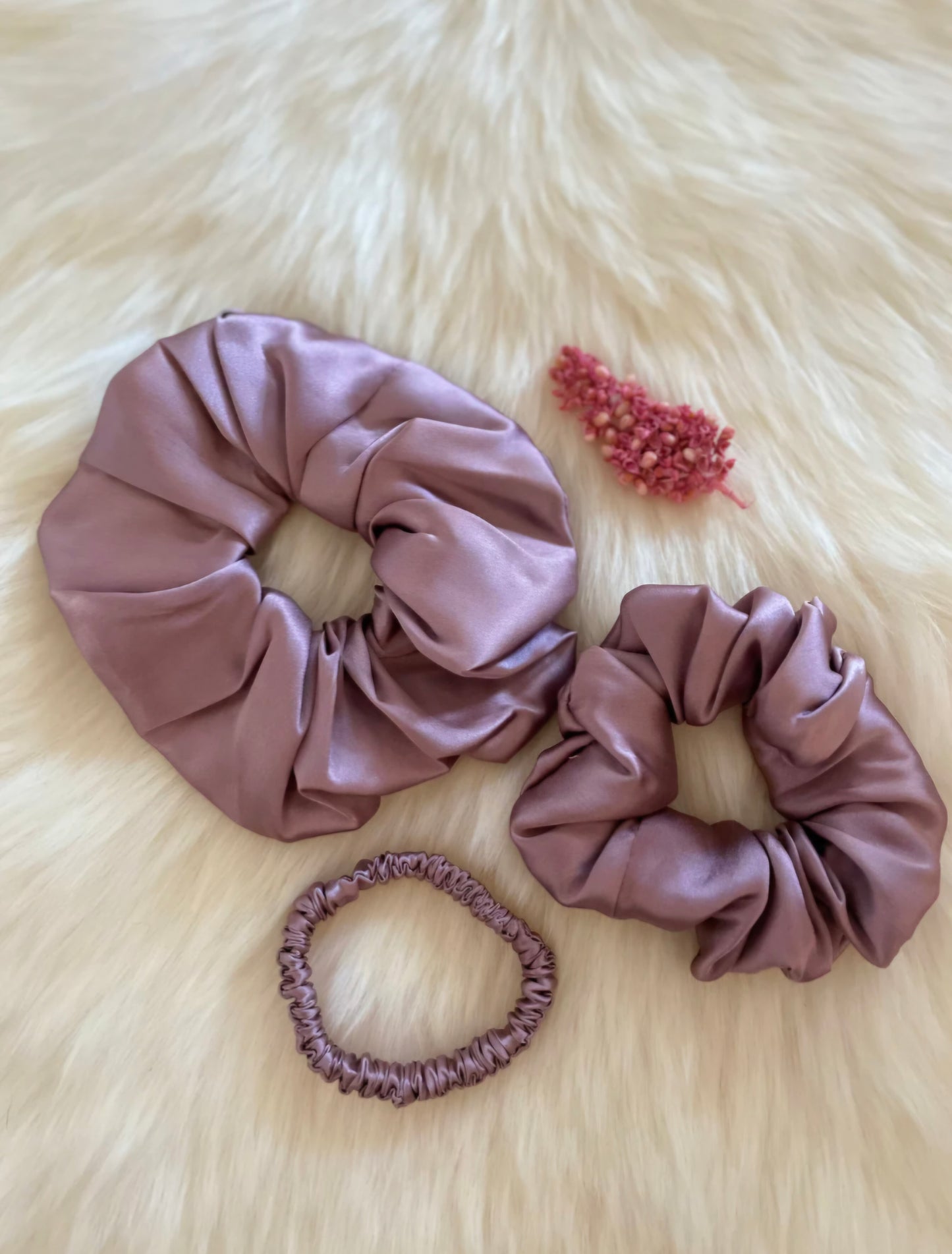 Mulberry Silk Hair Scrunchies