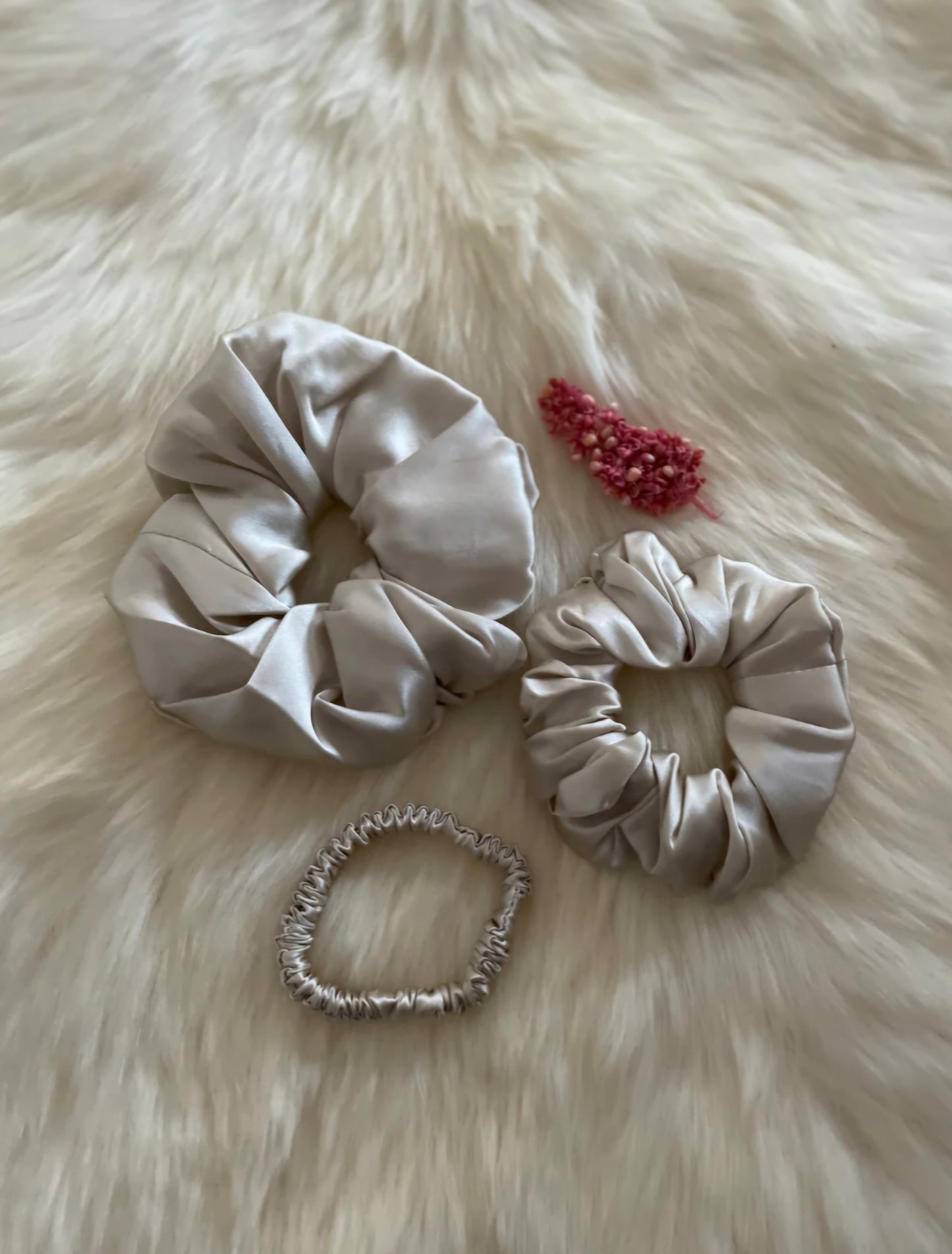Mulberry Silk Hair Scrunchies