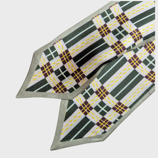 Mulberry Silk Geometric Neck TIe