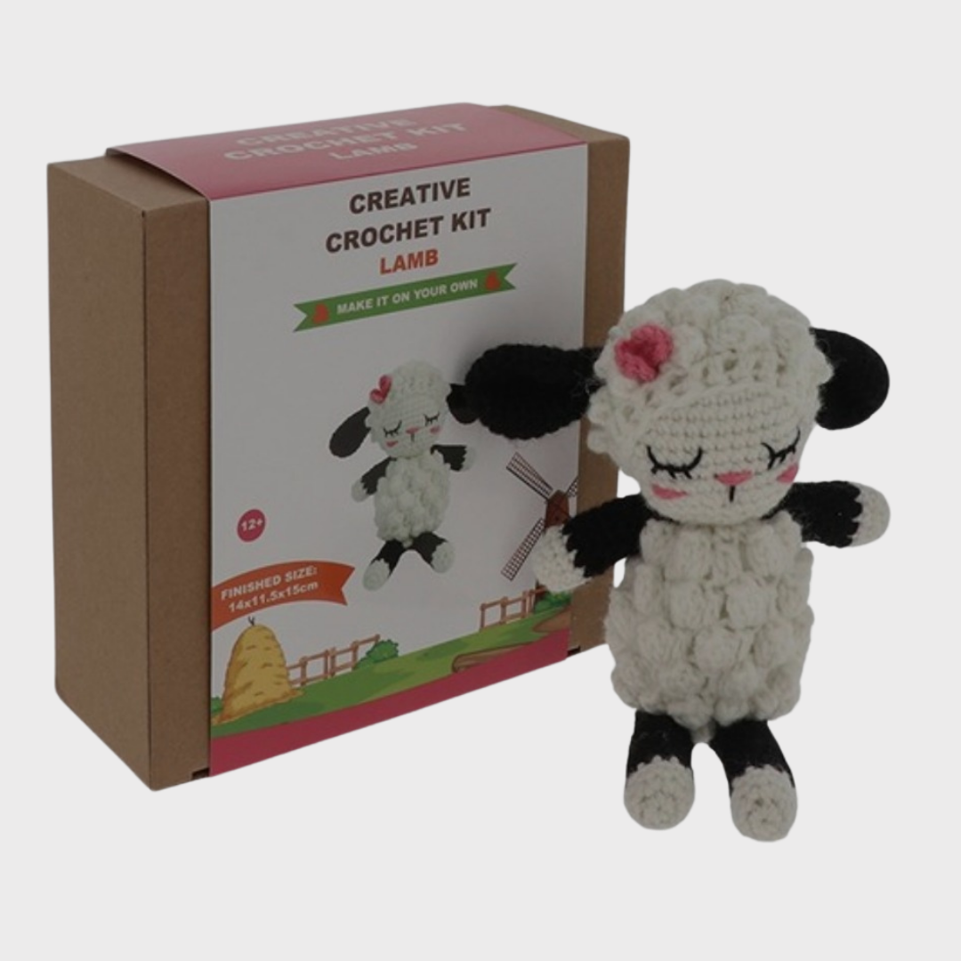 Crochet Lamb Craft Kit