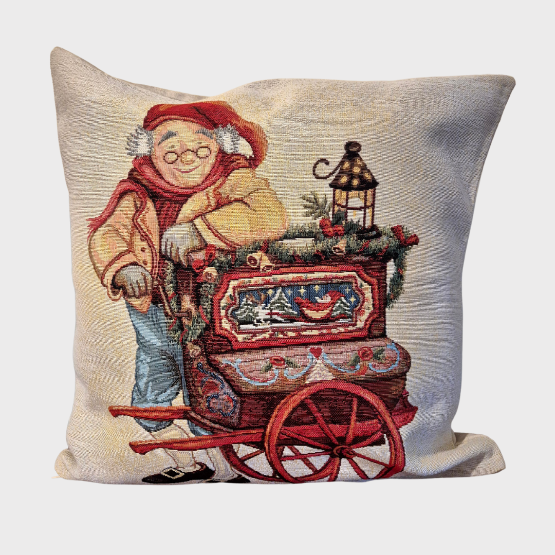 Festive Music Box Cushion Cover