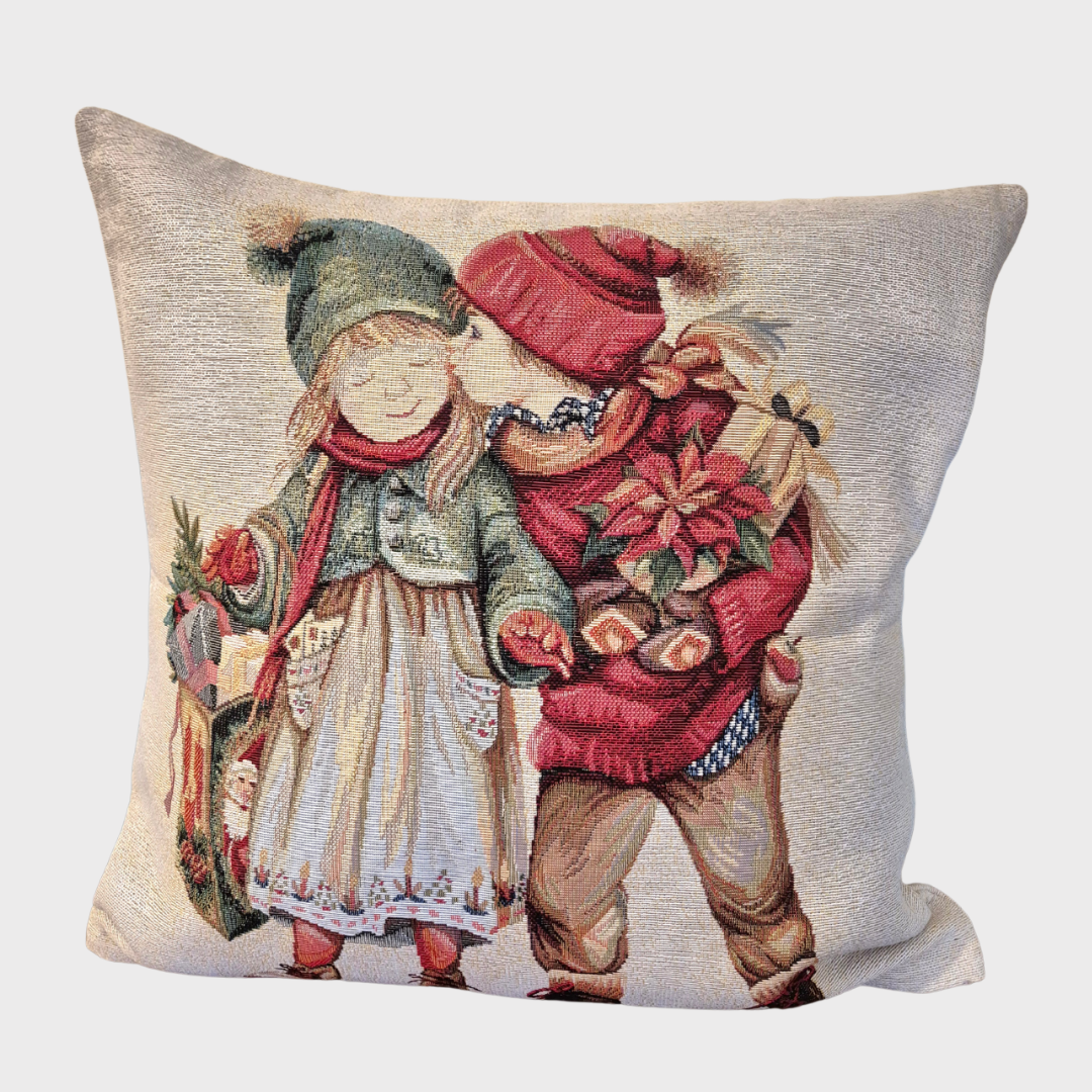 Christmas Kiss Cushion Cover