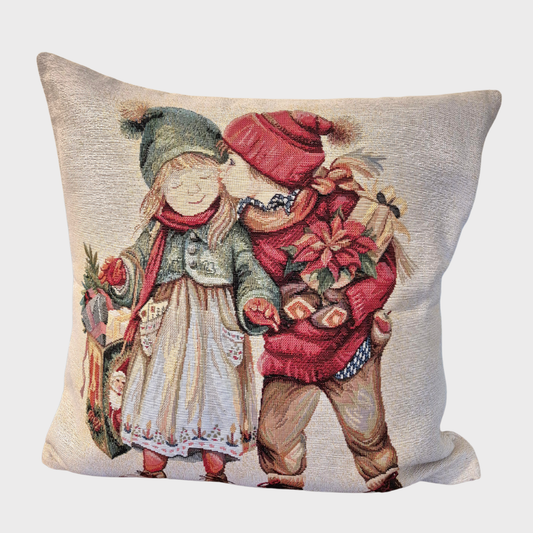 Christmas Kiss Cushion Cover