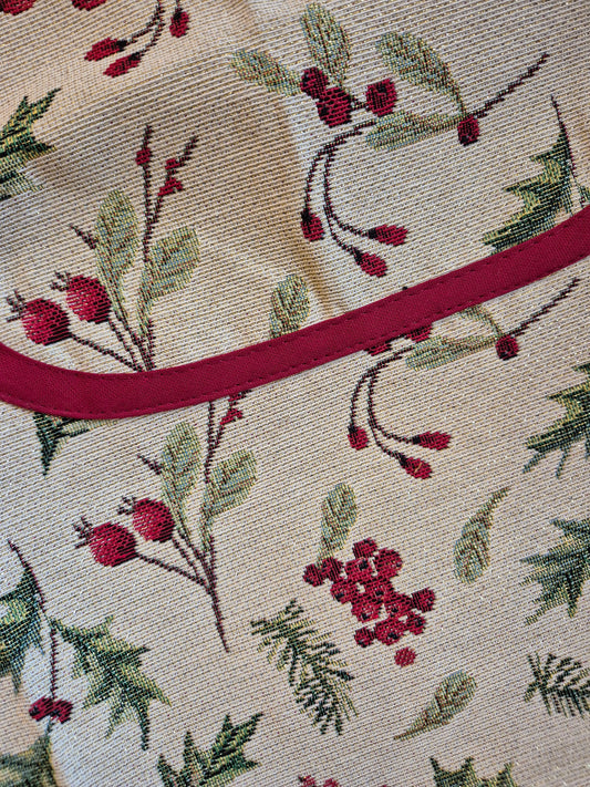 Holly Christmas Apron