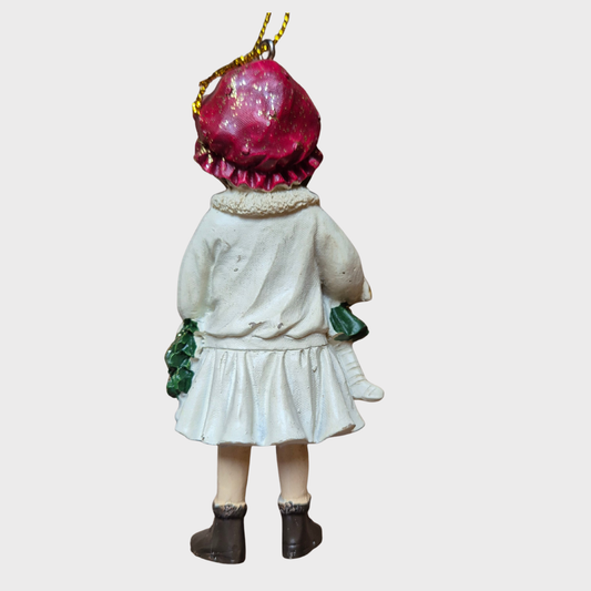 Vintage Girl with Doll Tree Decoration
