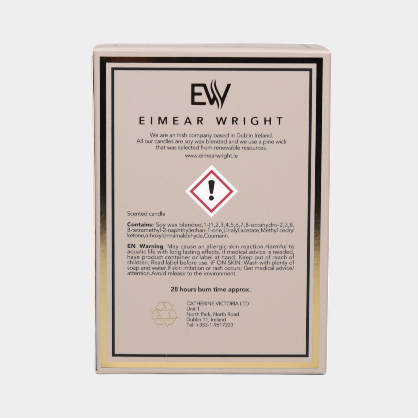 Vetiver Lavender Scented Candle