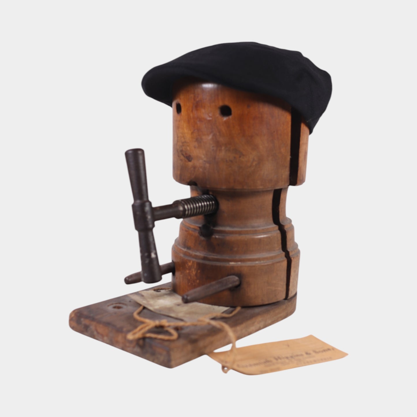 Tweed Sports Cap in Black