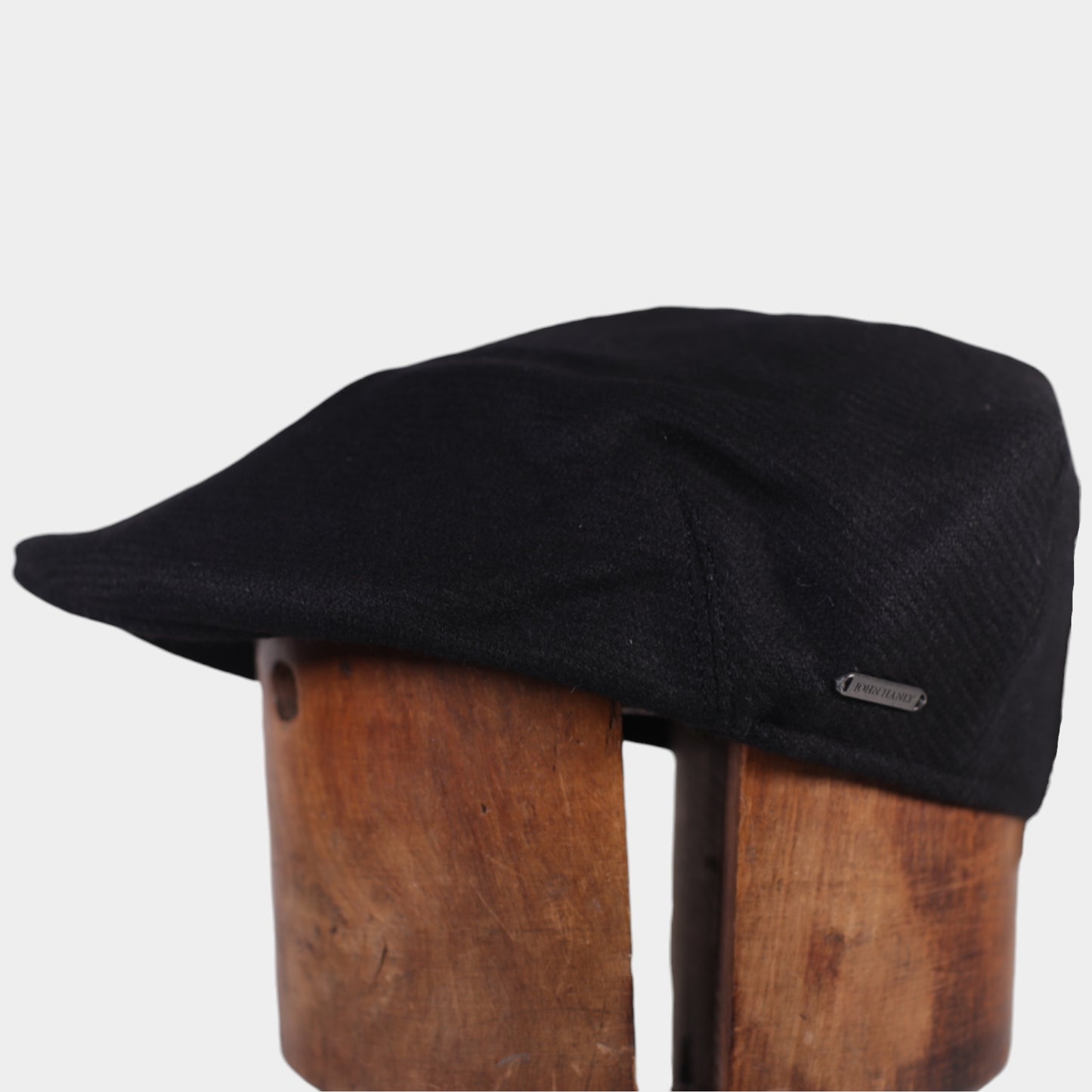 Tweed Sports Cap in Black