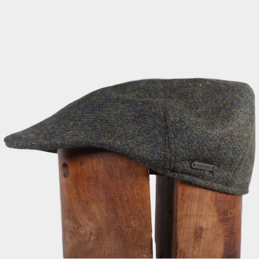 Tweed Sports Cap in Green