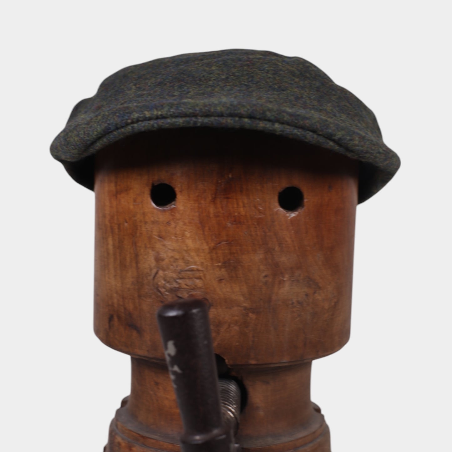 Tweed Sports Cap in Green