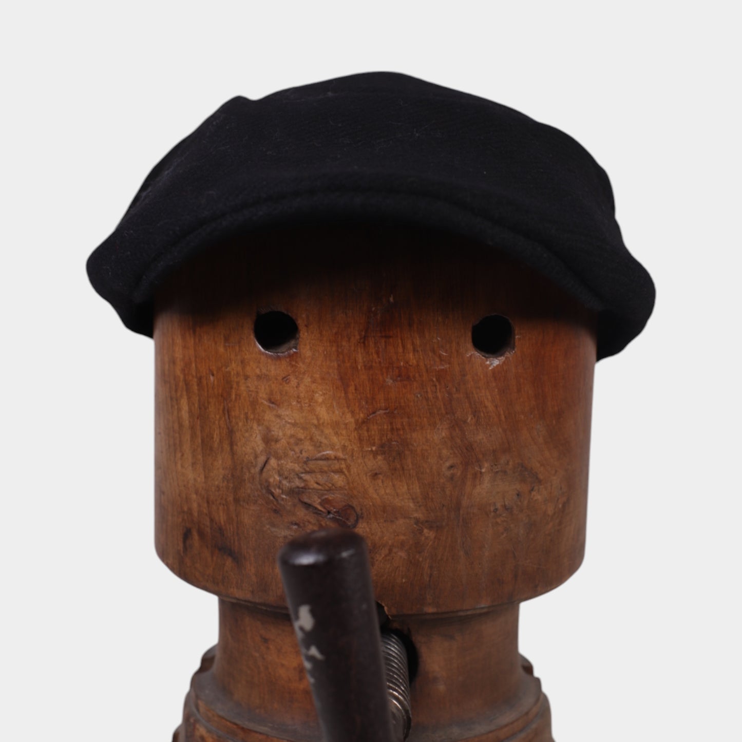 Tweed Sports Cap in Black