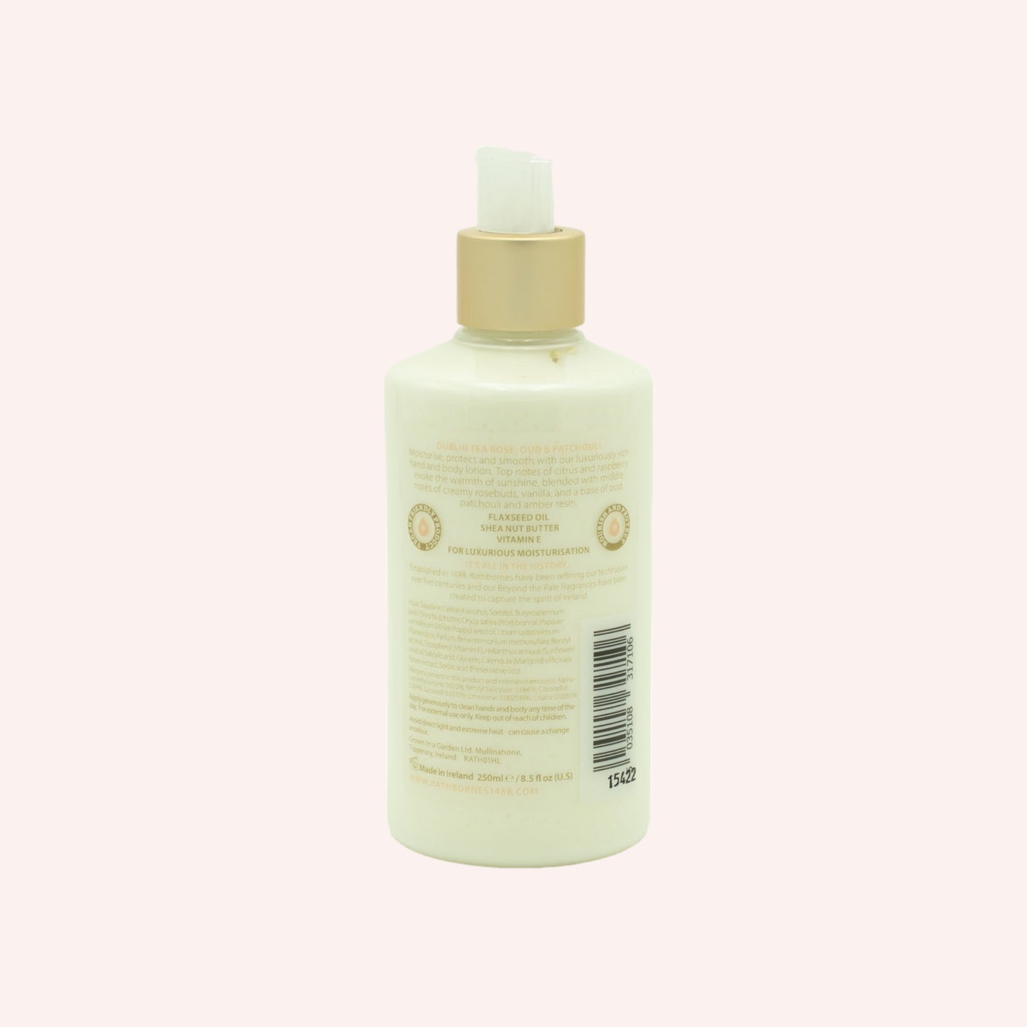 Dublin Tea Rose Hand and Body Lotion