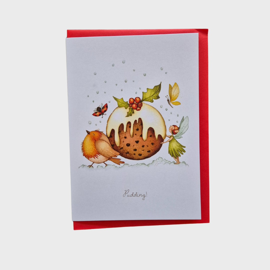 Pudding! Christmas Greeting Card