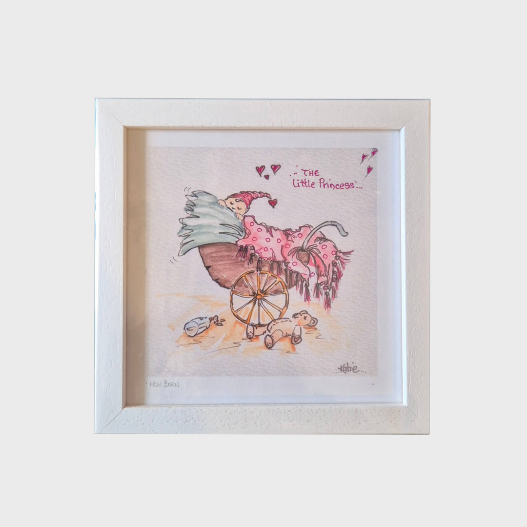 'New Born' Small Framed Print