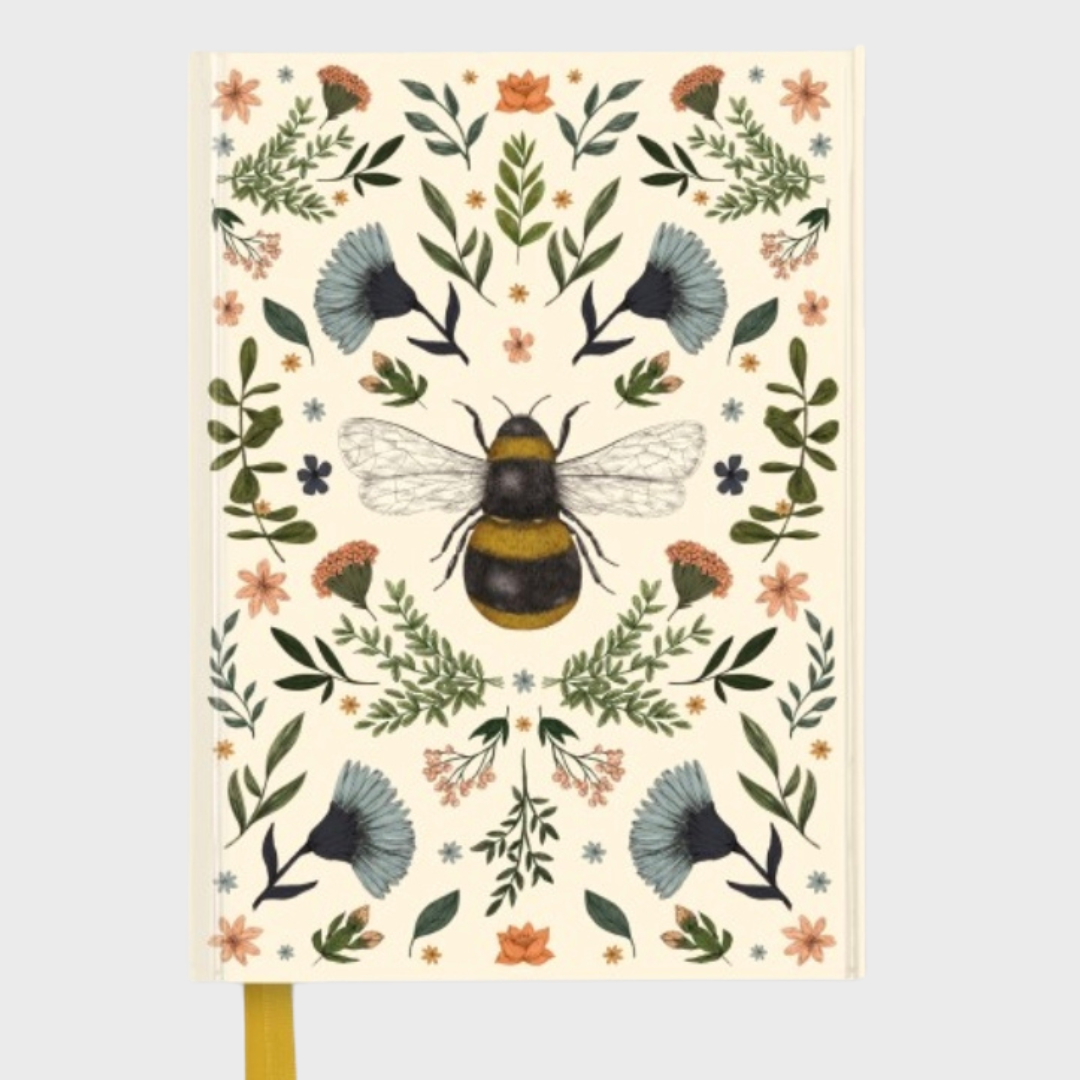 Botanical Bees Silver Journal