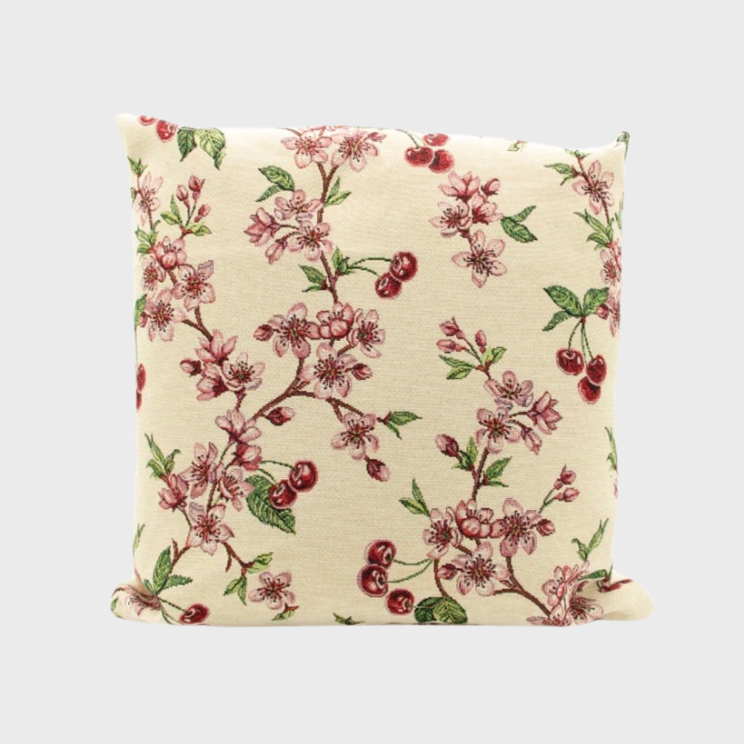 Cherry Tapestry Cushion Cover