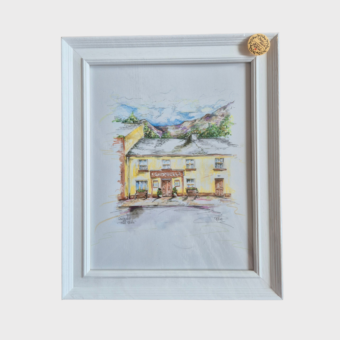 Campbells at the Reek Large Framed Print