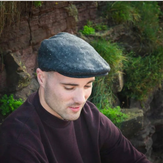 Irish Tweed Charcoal Cap