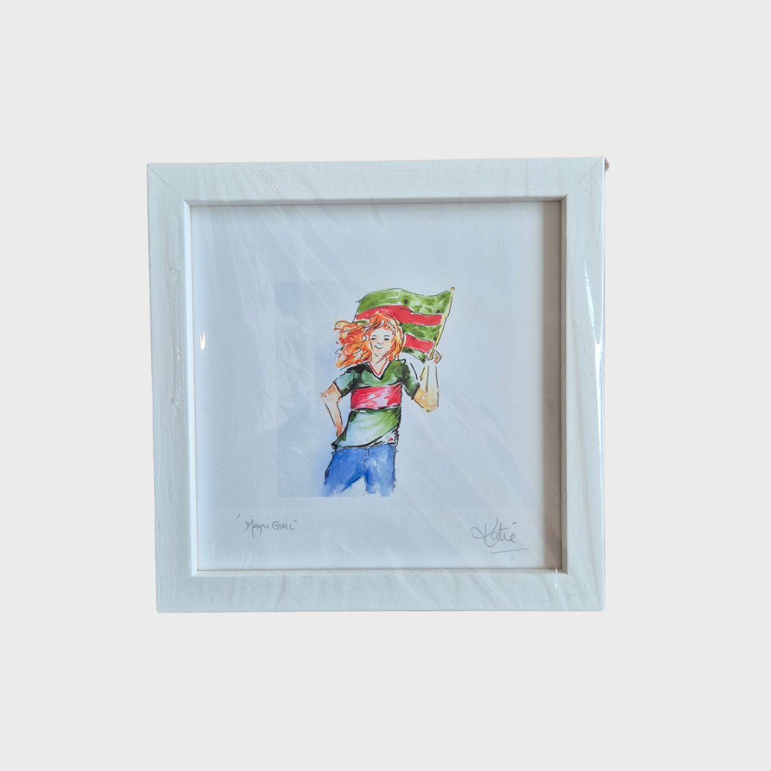 Mayo Girl Small Framed Print