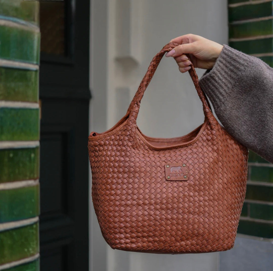 Bear Juliette Braided Shoulder Bag