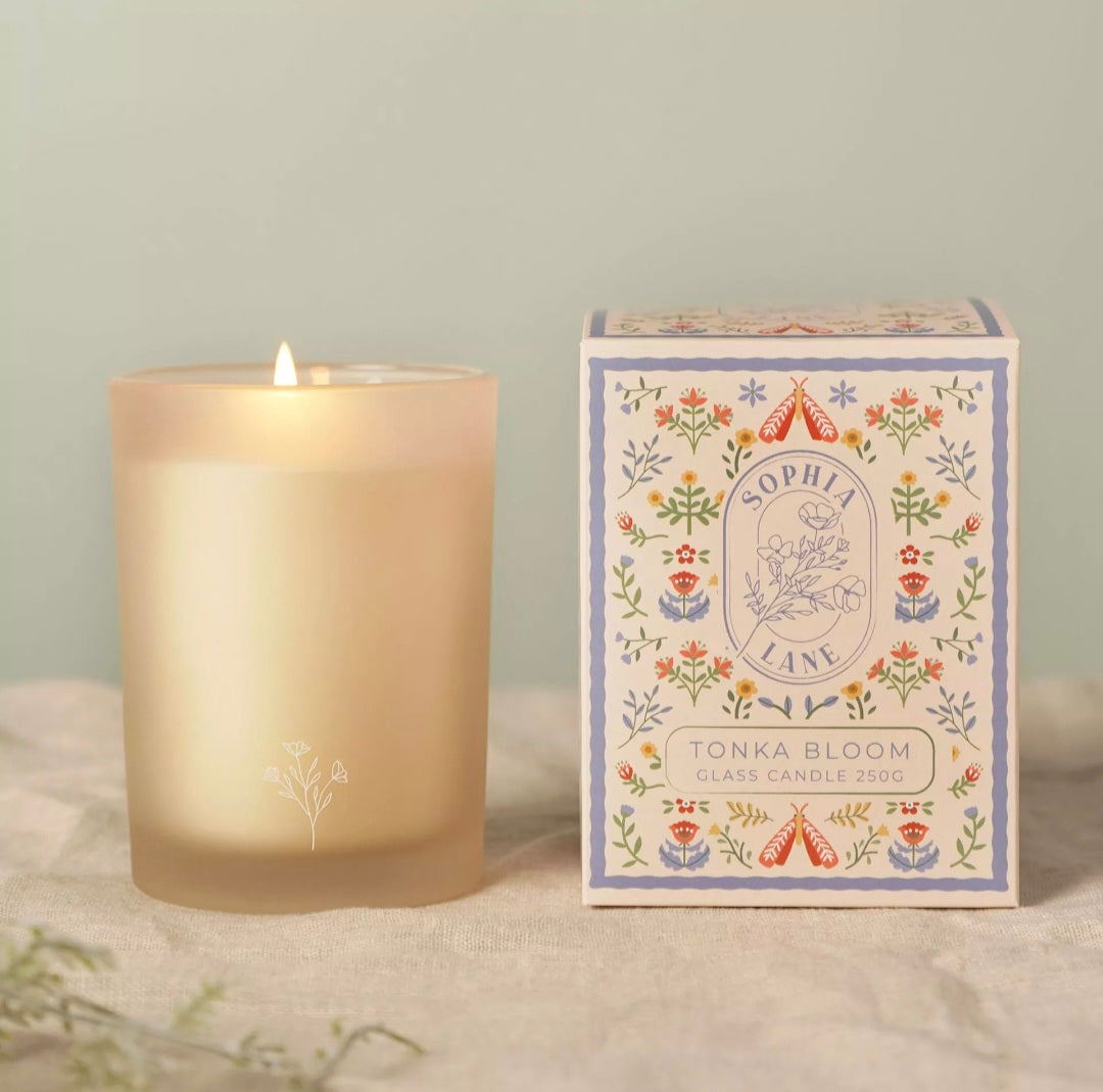 Sophia Lane Tonka Bloom Candle