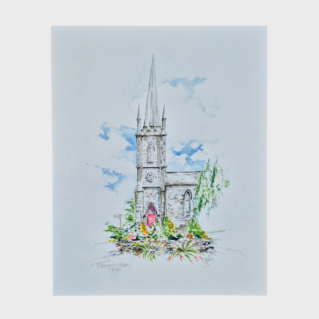 Claremorris Library Mayo Print