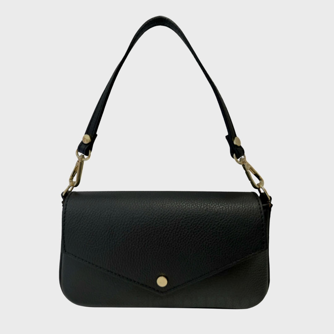 Kitty Black Leather Bag