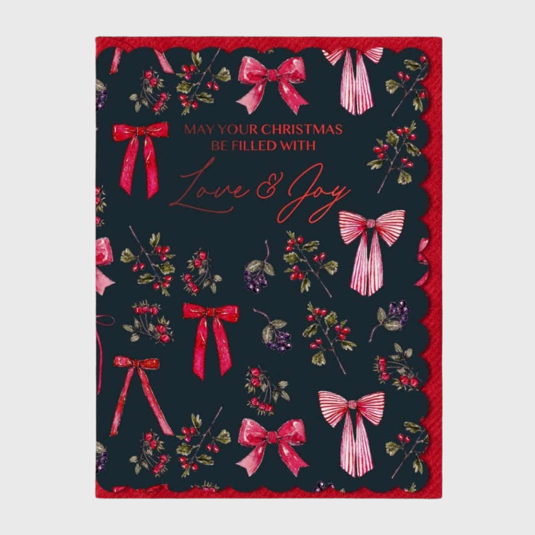 May your Christmas be filled with Love & Joy Card