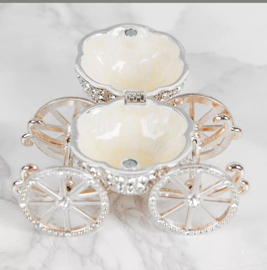 Crystal Carriage Trinket Box