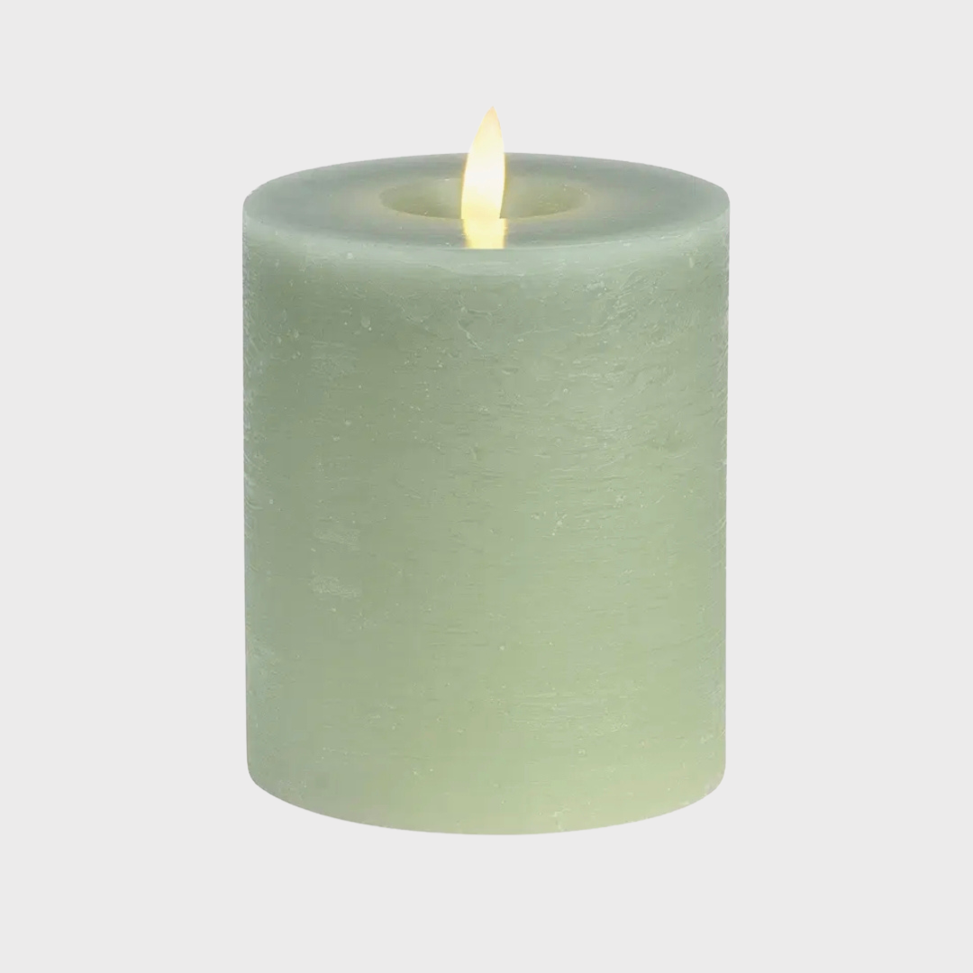 LED flickering Wax Candle